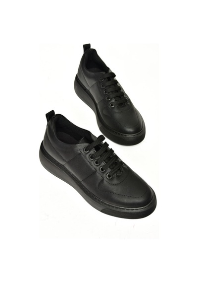 Fox Shoes T274148309 Siyah/siyah Spor Ayakkabı Sneakers Siyah/siyah-suni Deri Siyah