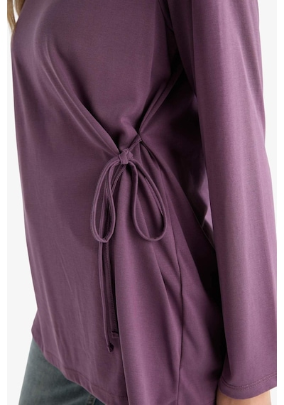 Defacto Regular Fit Modal Uzun Kollu Tunik G0305ax25aupr79 Mor