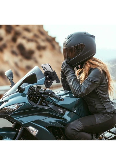 Mechrıg M10 Vidalı Motosiklet Telefon Tutucu