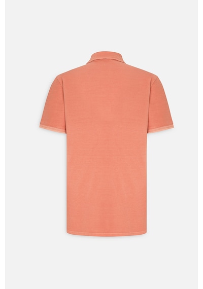 AC&Co / Altınyıldız Classics Erkek Kıremıt Slim Fit Dar Kesim %100 Pamuk Polo Yaka Tişört Kiremit