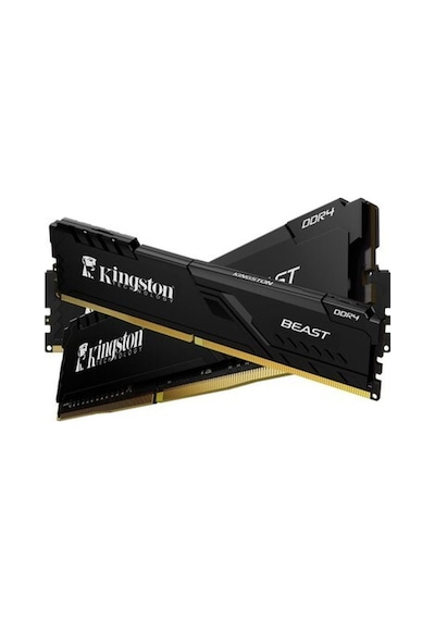 32gb Ddr4 3200mhz Cl16 Dımm Kf432c16bbk2/32tr Kıngston Beast Soğutuculu