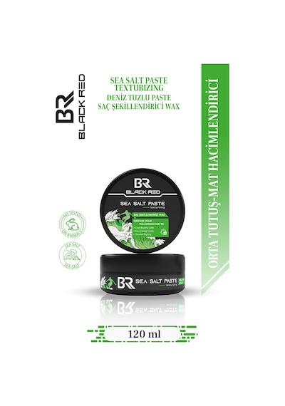 Wax Saç Şekillendirici Wax Sea Salt Paste Deniz Tuzlu Wax Mat Doğal Görünüm Orta Sertlik - 120 Ml Saçbakım Diğer