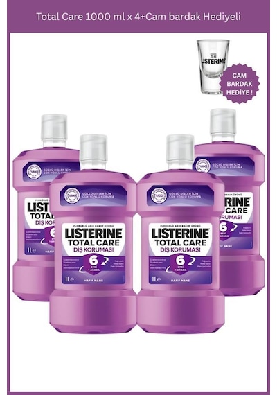 Total Care 1000 Ml X 4+cam Bardak Hediyeli
