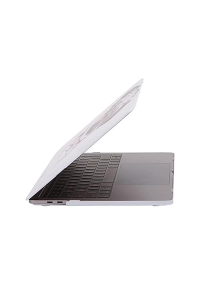 Macbook Pro 13 Köpek Desenli Kılıf A1706 A1708 A1989 A2159 A2251 A2289 A2338 M1 M2 Uyumlu Baskılı Sert Kılıf İnce Hafif Koruyucu Kapak Açık Pembe