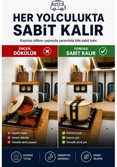 4'lü Silikon Tencere Kapağı Tutucu Silikon Kapak Sabitleyici Lastik-siyah Çok Renkli