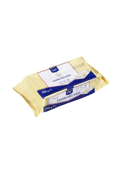 Metro Chef Helva 500 G Sade - %100 Susam Tahini İle Geleneksel Lezzet 5'li Avantaj Paketi - 5 A Tarı