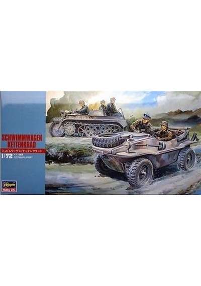 Hasegawa Mt13 31113 1/72 Ölçek, Schwimmwagen & Kettenkrad Askeri Araç, Plastik Model Kiti-49289 Hasegawa Mt13 31113 1/72 Ölçek, Schwimmwagen & Kettenkrad Askeri Araç, Plastik Model Kiti-49289