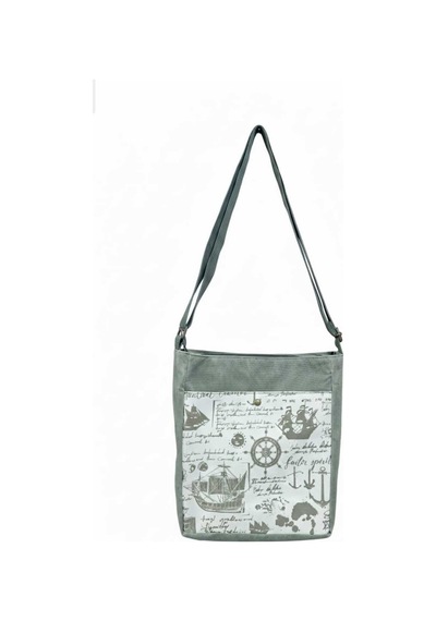 Old Cotton Cargo S Andy Bag Postacı Çantası Desenli Haki