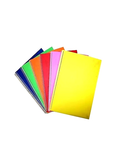 Çınar Colormaxi 40 Yaprak Defter A4 Çizgili Spiralli Pp Kapak - 4 Adet Çok Renkli