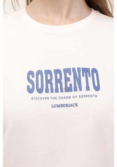 Lumberjack Wl Sorento 11ss179 4fx Ekru Kadın Kısa Kol T-shirt 000000000101697591 Bej