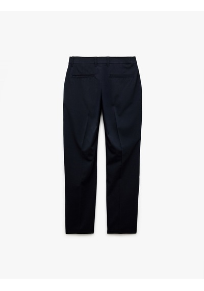 Koton Normal Bel Slim Fit Düğmeli Cep Detaylı Kumaş Pantolon Lacivert 6wam40078hw Lacivert