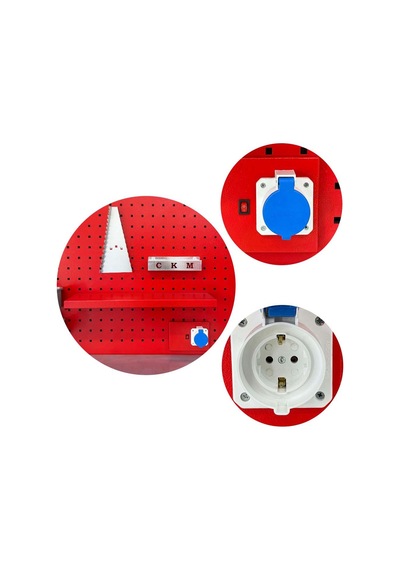 Takpower Ttr4413 2 Metre Takım Tezgahı 3 Dolaplı