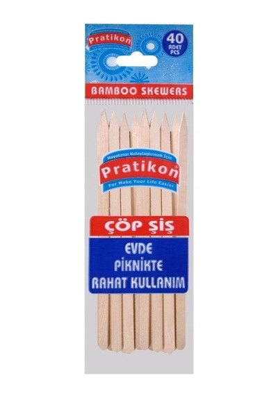 Çöp Şiş Chaylak Standart Çok Renkli