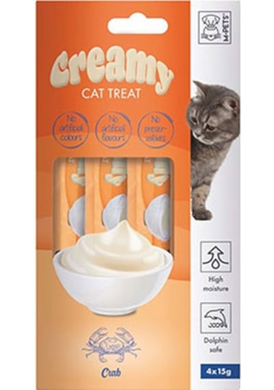 M-pets Yengeçli Krema Kedi Ödül Maması 4x15 Gr 244-30039.01