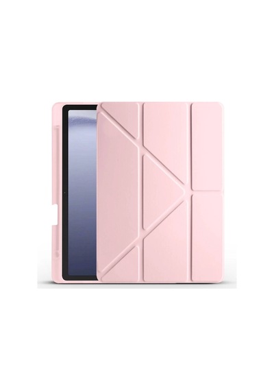 Galaxy Uyumlu Tab A9 Kılıf Zore Tri Folding Kalem Bölmeli Standlı Kılıf Klasik