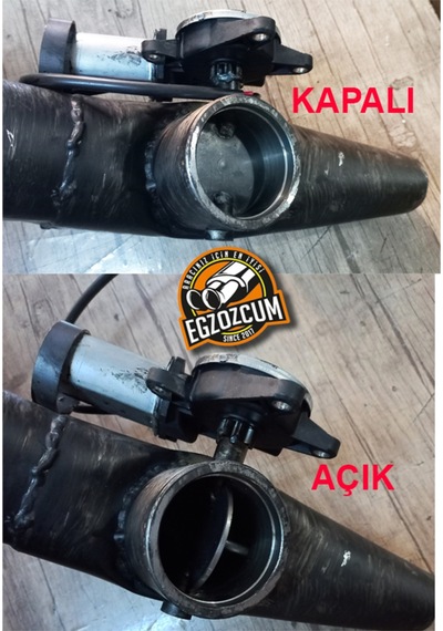 Tofaş Şahin / Kartal / Doğan Uyumlu Motorlu Uzaktan Kumandalı Warex Egzoz Eksoz