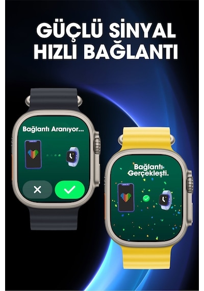 Wearfitpro Wearfit 7in1 Akıllı Kol Saati Smart Watch 7 Kordonlu Model:inç 49mm Tft Ekran Gri