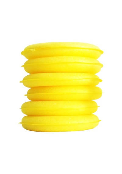 Magic 10Cm Sarı Cila Ve Wax El Uygulama Pedi - 6'Lı Paket