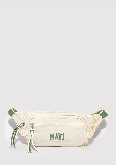 Mavi - Mavi Logo Baskılı Bej Bel Çantası 1912170-30757