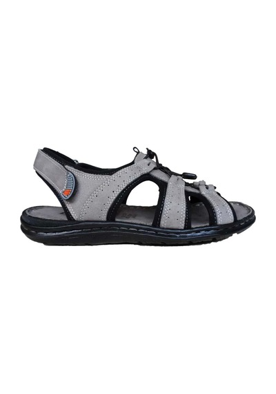 Dr.Soft Erkek Deri Sandalet 024-0044 - Gri
