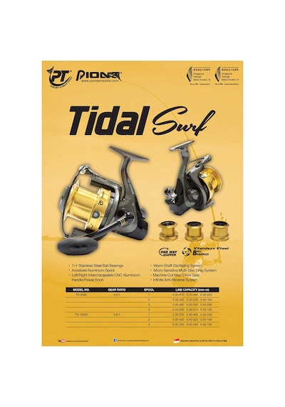 Pioneer Tidal Surf Ts-6000 Surf Olta Makinesi