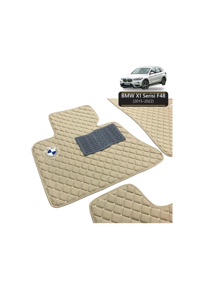 Oto Halı Paspas Bmw X1 Serisi F48 2015-2022 Uyumlu M M Teknik Sport Kaymaz & Şık Tasarım