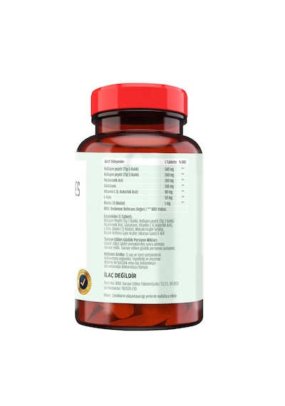 Balık Kollajeni Tip 1-3 Collagen 60 Tablet+Vitamin D3 K2 20 ML