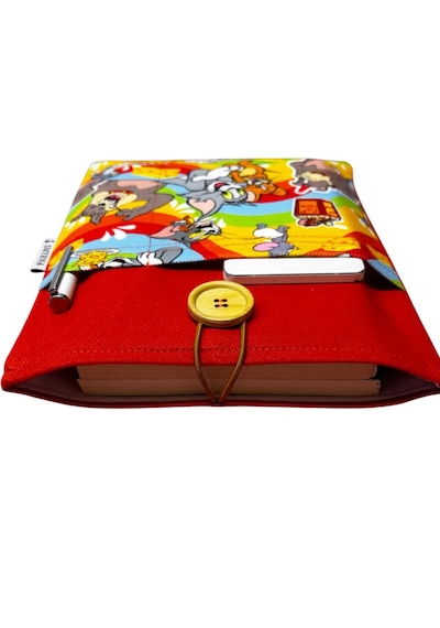 Kitap Kılıfı /tablet Kılıfı/çok Amaçlı Kılıf Kedi Ve Fare