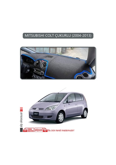 Mıtsubıshı Colt Çukurlu 2004-2013torpido Koruma Halısı Gri Kenar