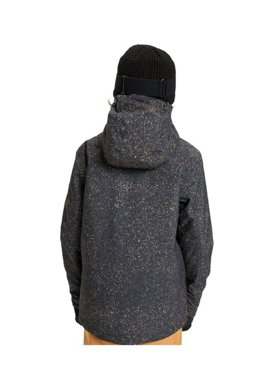 Quıksılver Quiksilver Mission Printed Youth Jk Erkek Çocuk Siyah Snowboard Ceketi 6455