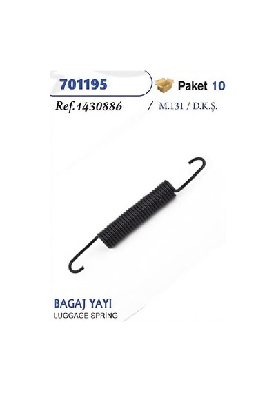 Bagaj Yayı M131 Doğan Kartal Şahin Dks 70 1195- 70 1195 1430886