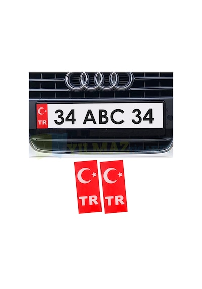 Türk Bayrağı Ön Cam Oto Sticker Araba Yapıştırma Etiket Çıkartma