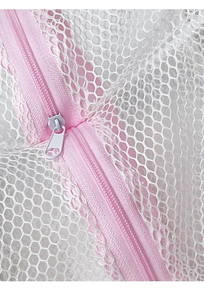 Pembe Beyaz Iç Çamaşırı Ve Sütyen Yıkama Filesi 3'lü Pembe