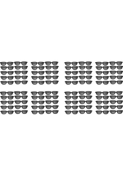 Uikdjgu Sinema Imıx Ekranı İçin 80 Adet Polarize Pasif 3d Gözlük