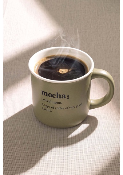 Mocha Mottolu Lory Porselen Kupa 380 Ml Çok Renkli