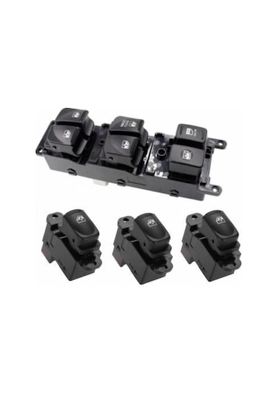 Hyundai Accent Era Cam Açma Düğmesi Takımı 2006-2012