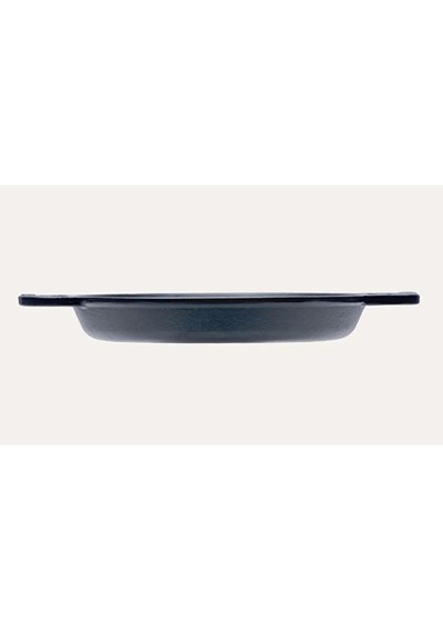 Sürel 18 Cm Yuvarlak Düz Sahan Mat Siyah