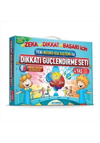Dikkati Güçlendirme Seti - Anasınıfı 4 Yaş Neuro-via - Ybve-716076