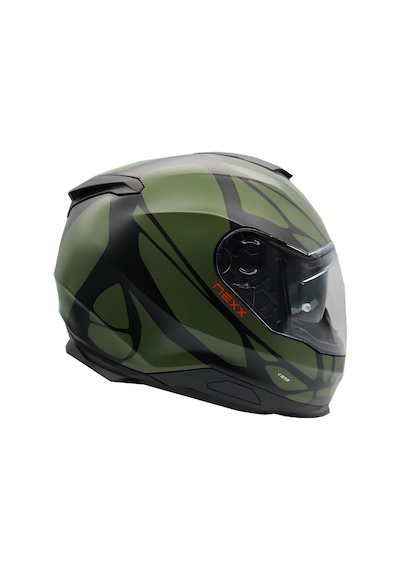 Nexx Y.100 B-side Kapalı Motosiklet Kaskı Siyah - Yeşil
