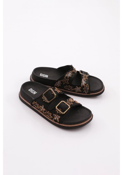 Dgn 20077-004 Kadın Terlik Siyah