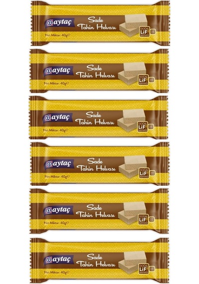 Aytaç Sade Tahin Helvası 40 Gram X 6 Adet
