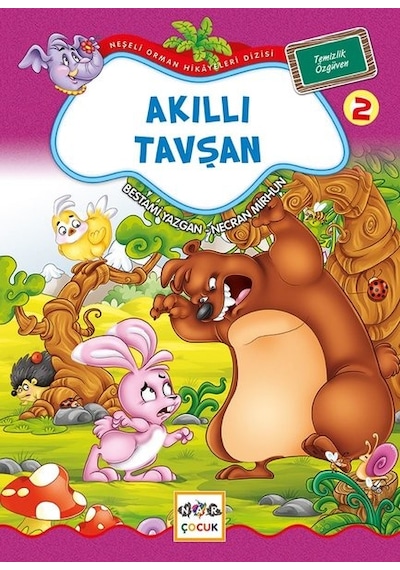 Akıllı Tavşan 2-Neşeli Orman Hikayeleri Dizisi-Büyük Boy - Bestami Yazgan - Nar Çocuk