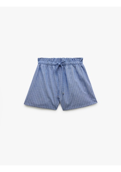Koton Viskon Karışımlı Beli Bağcıklı Mini Boxer Şort Mavi Çizgili 5sak40047pw Mavi Çizgili Mavi Koton Viskon Karışımlı Beli Bağcıklı Mini Boxer Şort Mavi Çizgili 5sak40047pw Mavi Çizgili Mavi