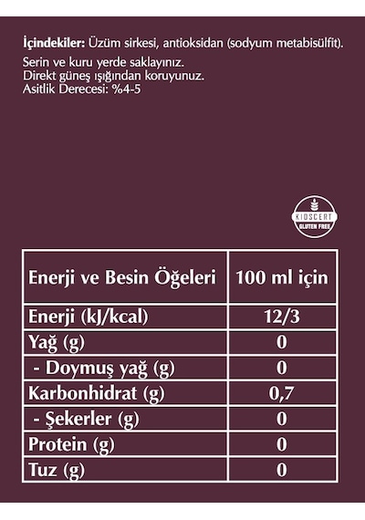Fersan Üzüm Sirkesi 2 Lt Pet