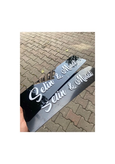 Wedding Gelin Arabası Kapatma Pleksi Dekor 1 Adet - 657314953