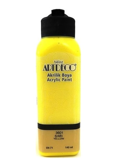 Artdeco 3601 Akrilik Boya 140 ML Sarı