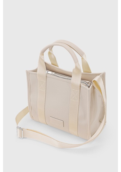 Housebags Kadın Krem Suya Dayanıklı Tote Çanta 245 Soft Krem
