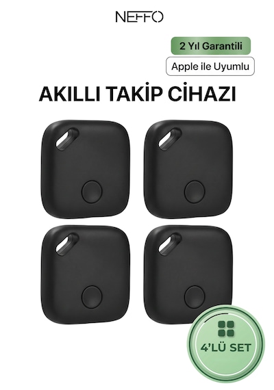 Apple Uyumlu iOS Uyumlu Akıllı Takip Cihazıı 4'lü Set Sadece Apple Uyumlu iOS Uyumlu 1