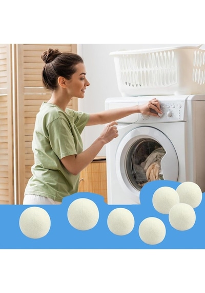 Yün Çamaşır Kurutma Makinası Topu 3 Adet Xl Tr Diğer