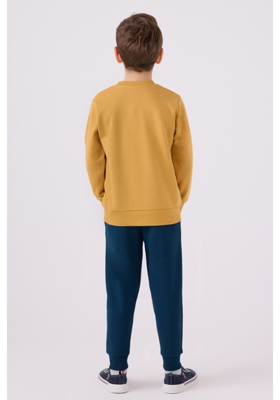 U.s. Polo Assn. Erkek Çocuk Hardal Pijama Takım 50299429-vr072 Hardal